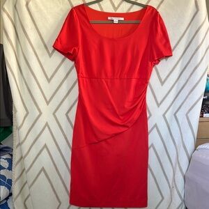 Elegant Diane Von Furstenberg Coral Dress